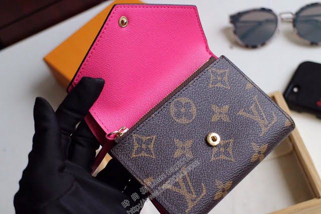 lv錢包 M41938 Victorine錢夾 lv翻蓋女款短錢包  lvqb1214